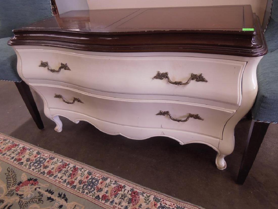 French Provincial Style Bombe Commode (1 of 4)