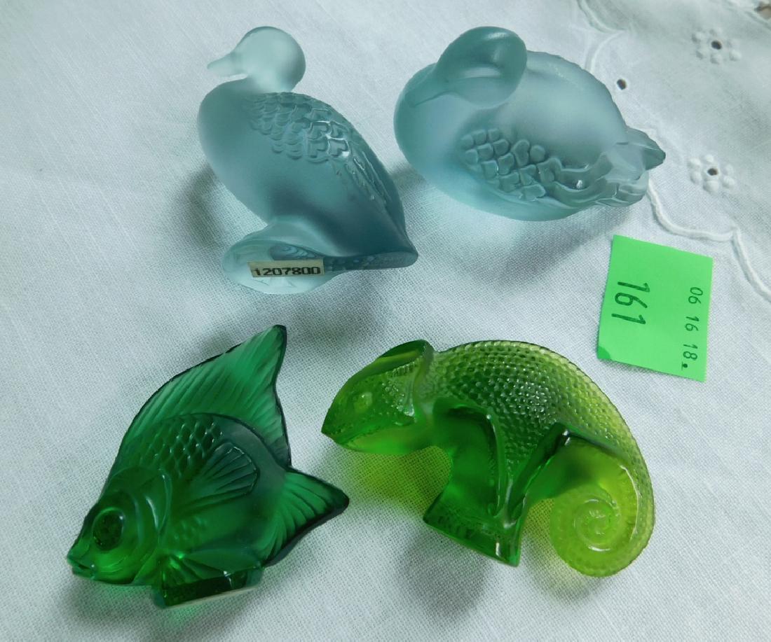 Four Lalique Crystal Animals (1 of 1)