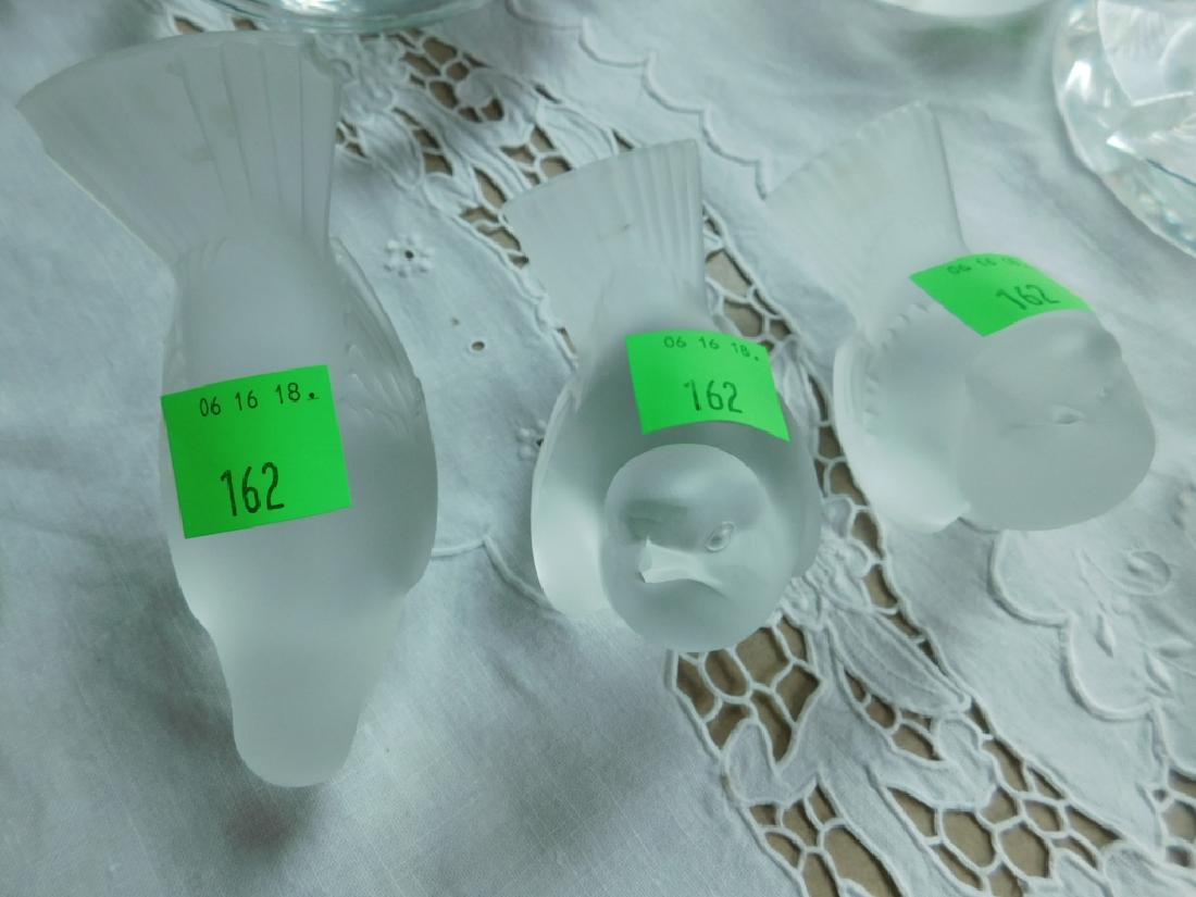 Three Lalique Crystal Doves (1 of 4)