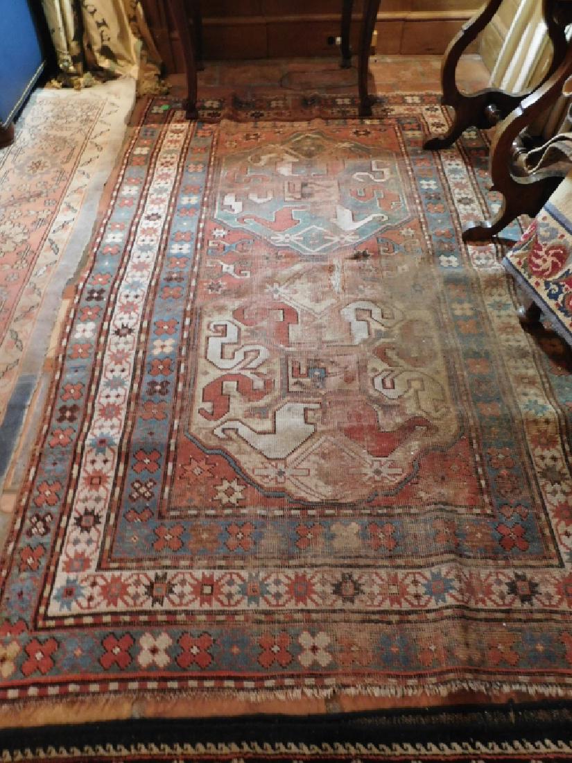 Antique Kazak Area Carpet (1 of 4)