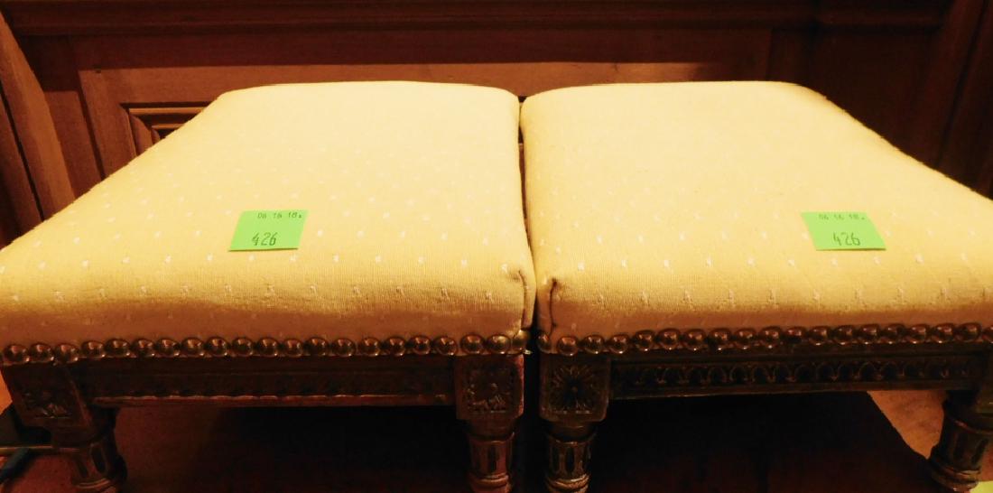 Pair Louis XVI Style Stools (1 of 2)