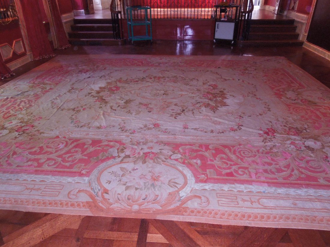 Antique Aubusson Ballroom Carpet (1 of 16)
