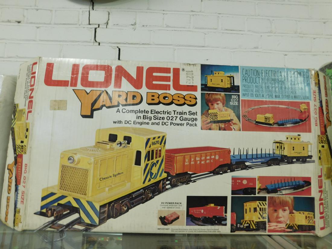 the yard boss train set