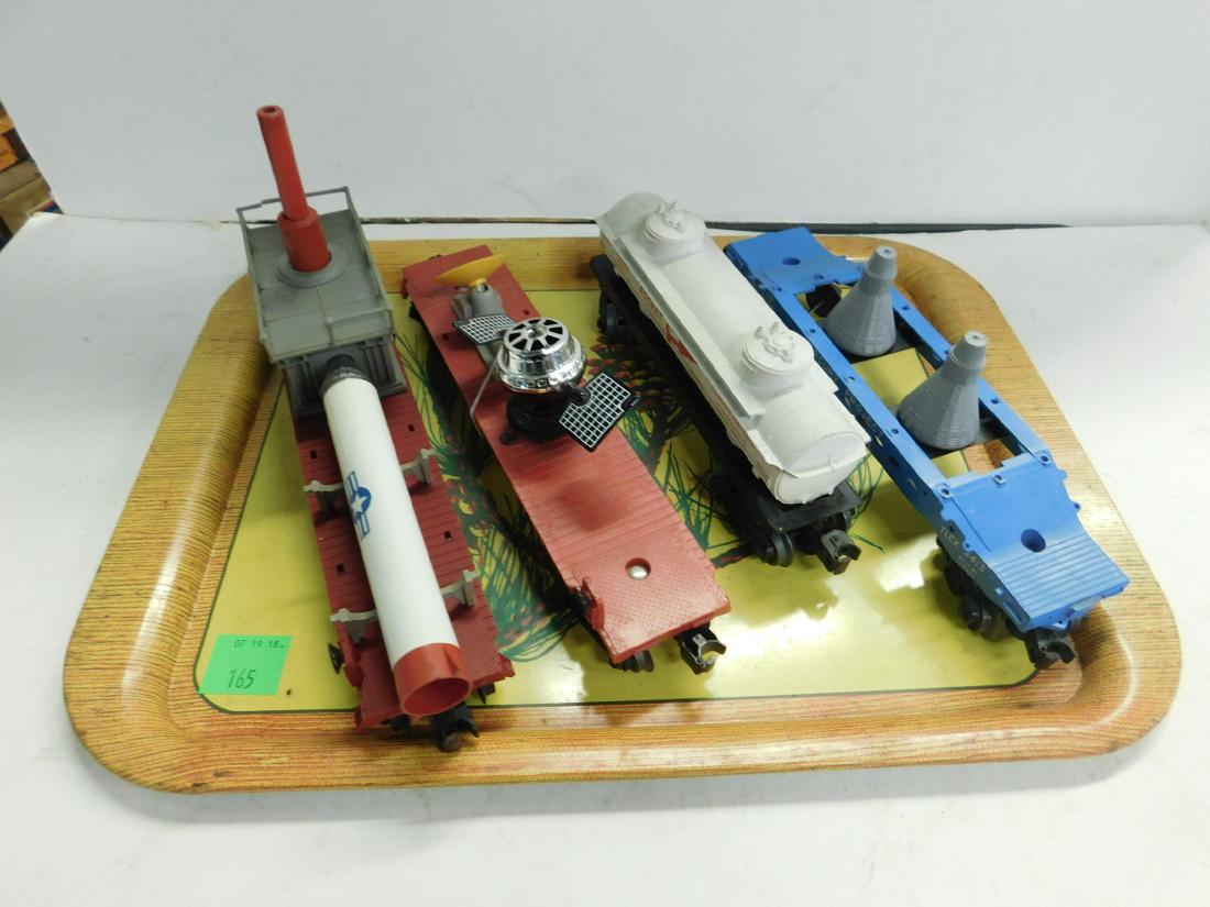4 Lionel "Space Mission" Train Cars (1 of 3)