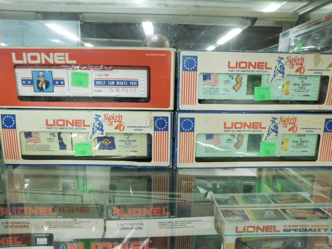 3 Lionel Spirit of '76 Box Cars & Other (1 of 3)