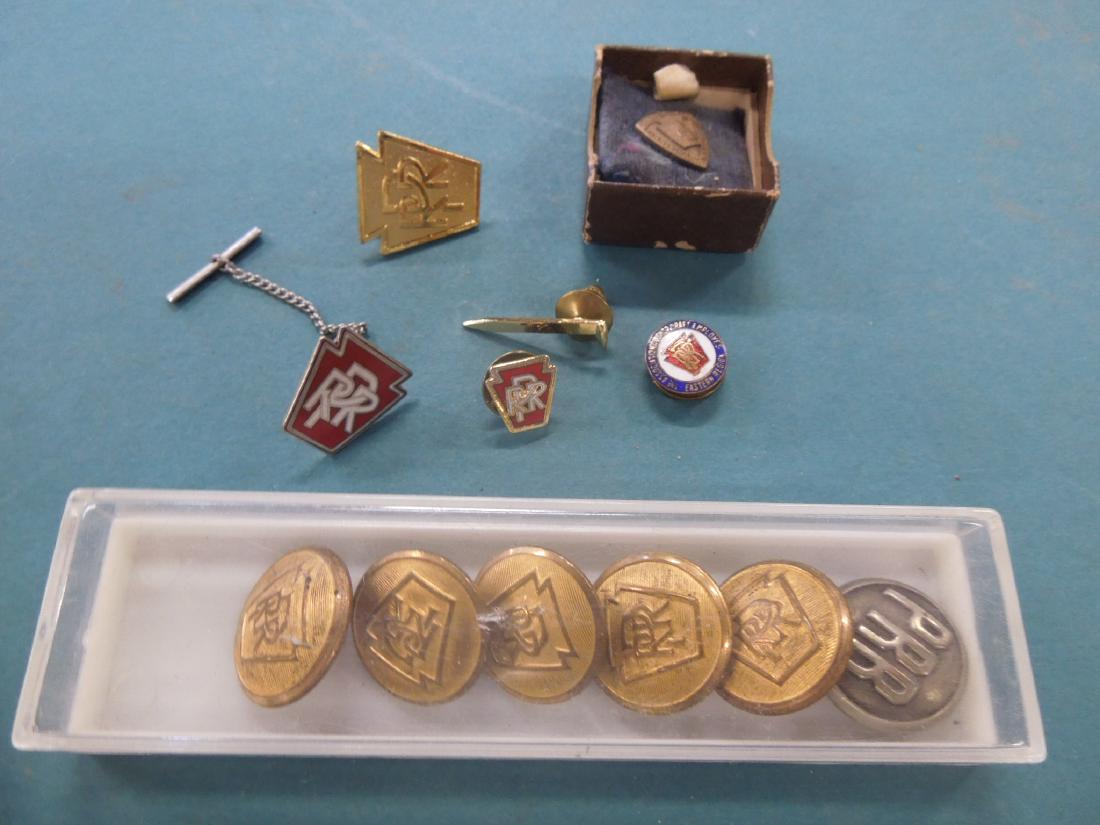 Assorted P.R.R. Pins & Buttons (1 of 4)