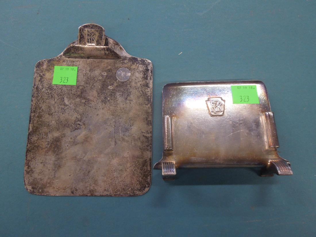 2 Rare Pennsylvania Railroad Silverplate Items (1 of 7)