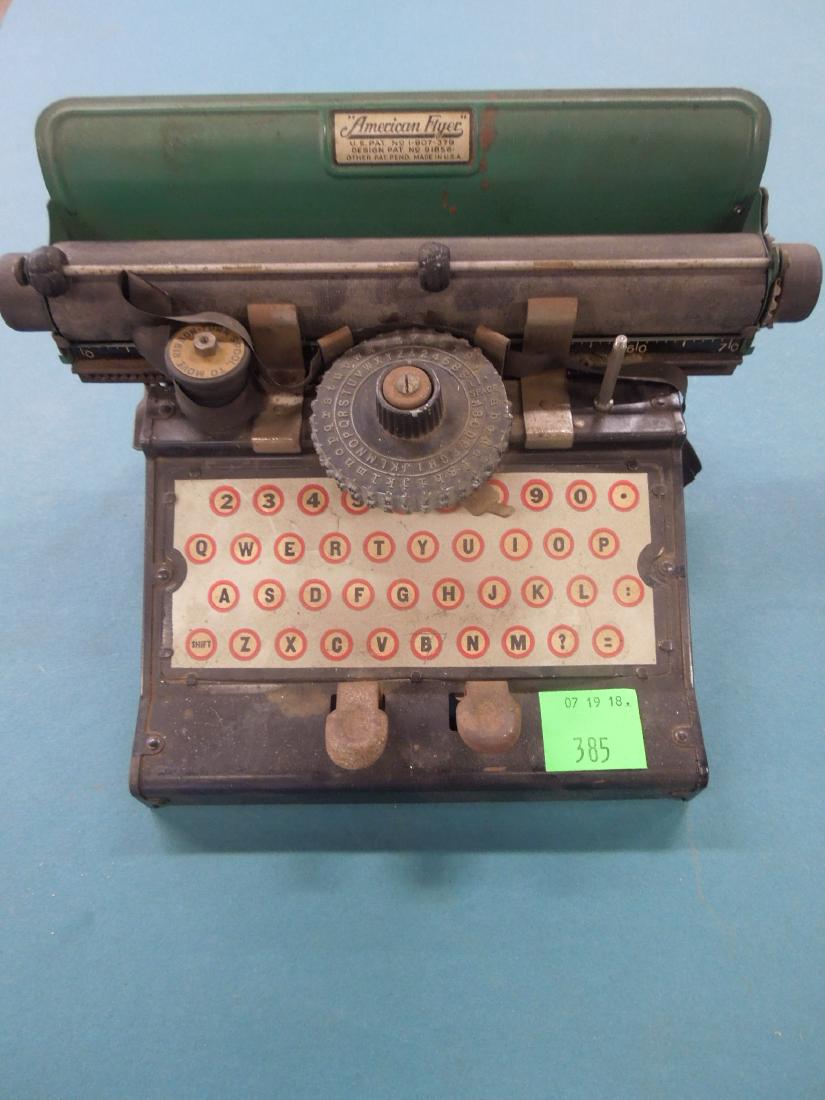 American Flyer Tin Typewriter (1 of 5)