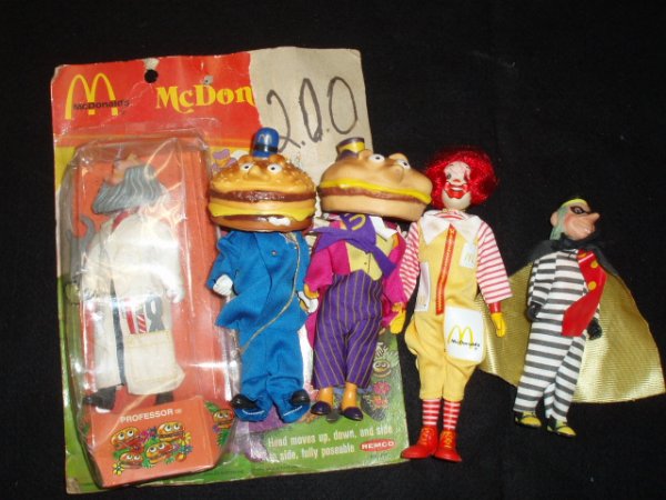 1976 Remco McDonald's figures