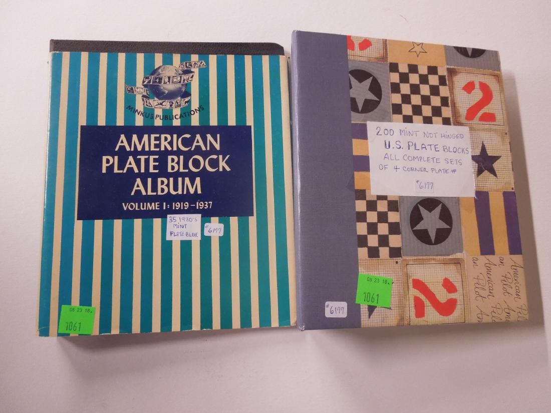 3 Books US Plate Block Stamps (1 of 2)