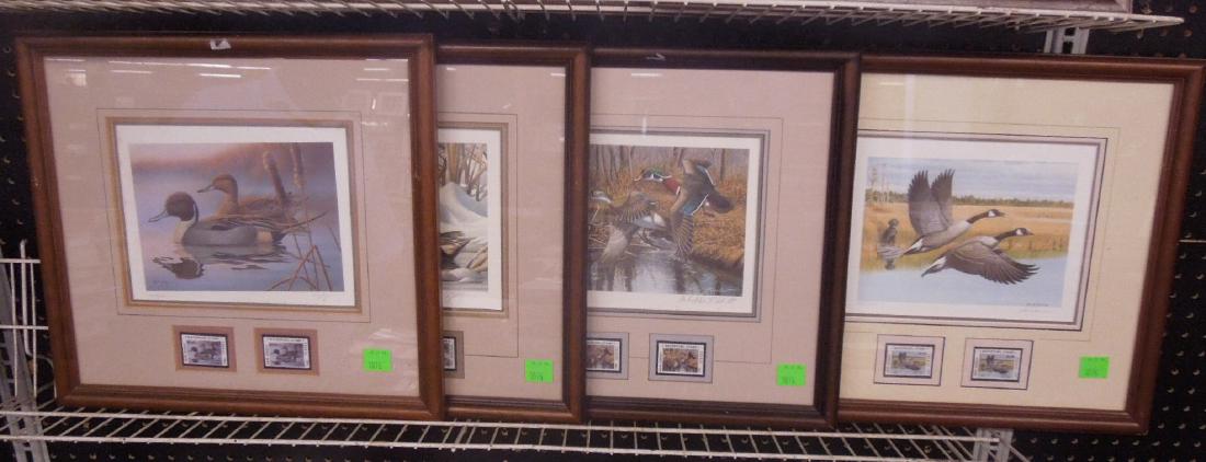 4 Framed Duck Stamp Prints (1 of 5)