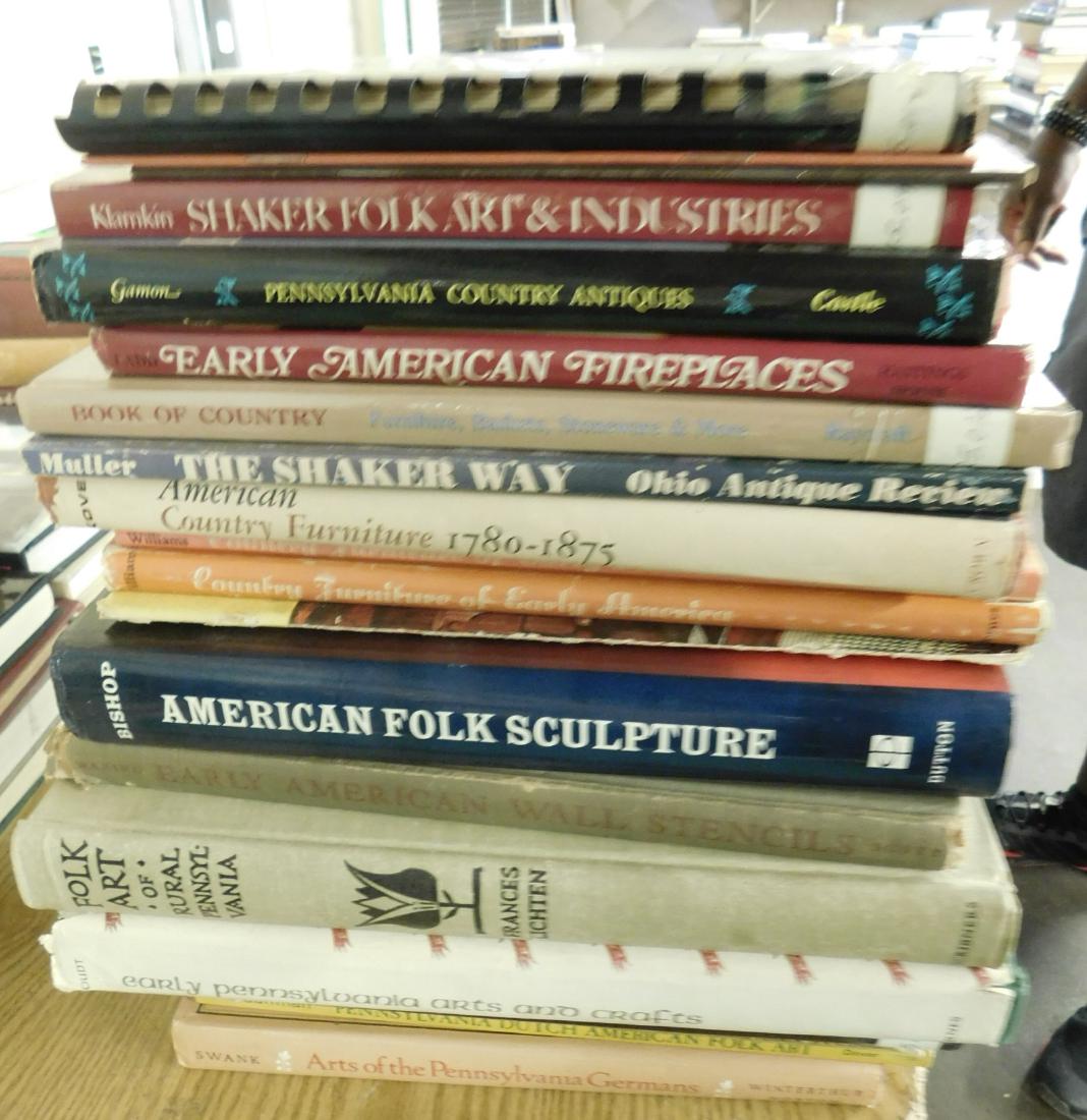 22 Bks Folk Art Crafts Furniture & Shaker Antiques (1 of 1)