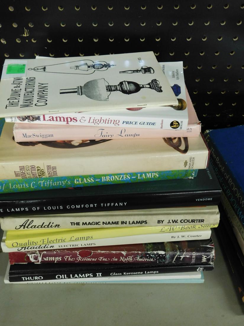 14 Books on Antique & Collectible Lamps & Lighting: Fourteen Books on Antique & Collectible Lamps & Lighting, comprising: Cooke, Lawrence, Lighting in America, Main Street Books, New York, 1977; Black, James, Electric Lighting of the 20-30s, L-W Books,