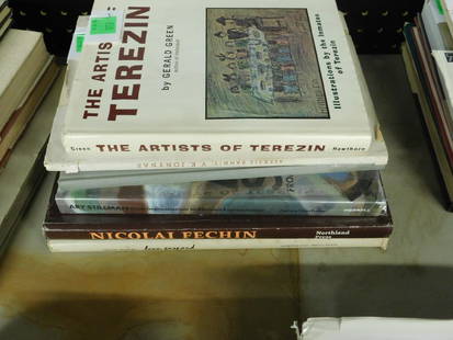 6 Volumes - Books on Russian Artists: Six Volumes - Books on Russian Artists, all hard back including: Leon Gaspard, by Frank Waters, 1981, Nicolai Fechin, by Mary N. Balcomb, 1985, Ary Stillman, from impressionism to abstract expressioni