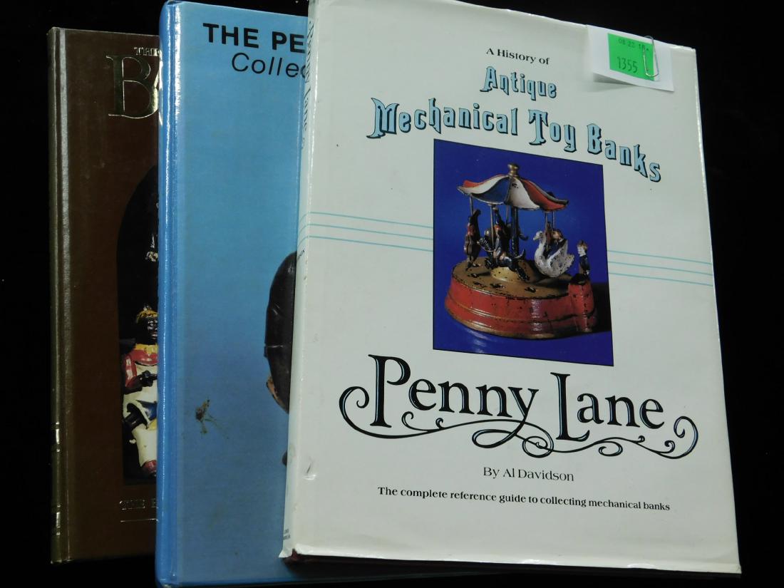 3 Bks, Antique Cast Iron Still & Mechanical Banks (1 of 2)