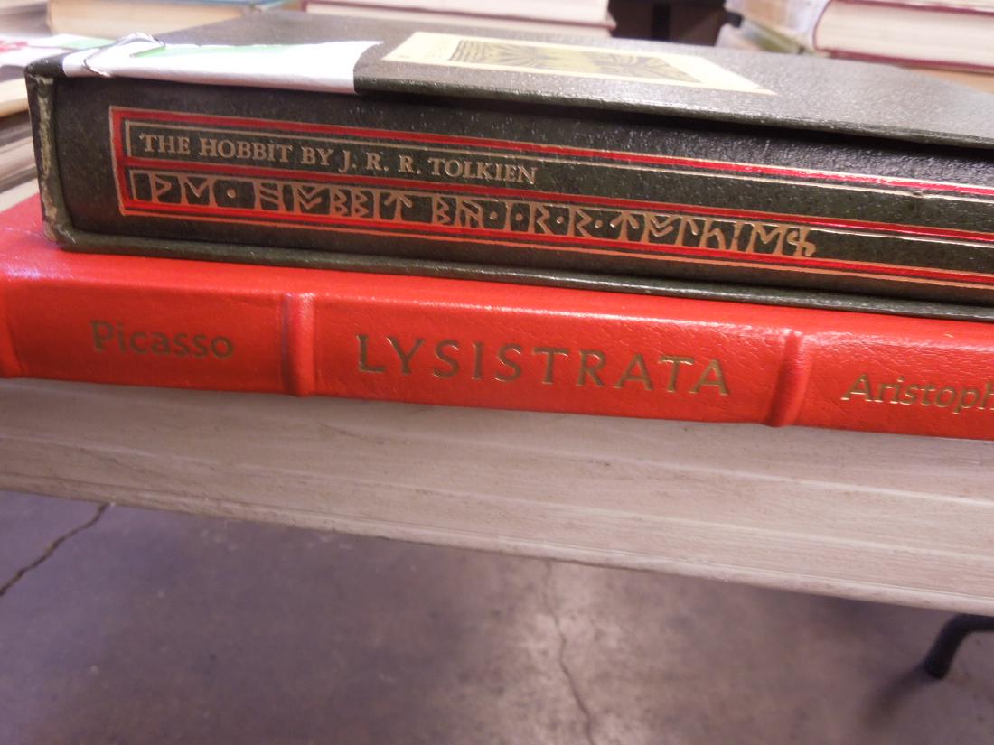 2 Finely Bound Books - The Hobbit & The Lysistrata (1 of 4)