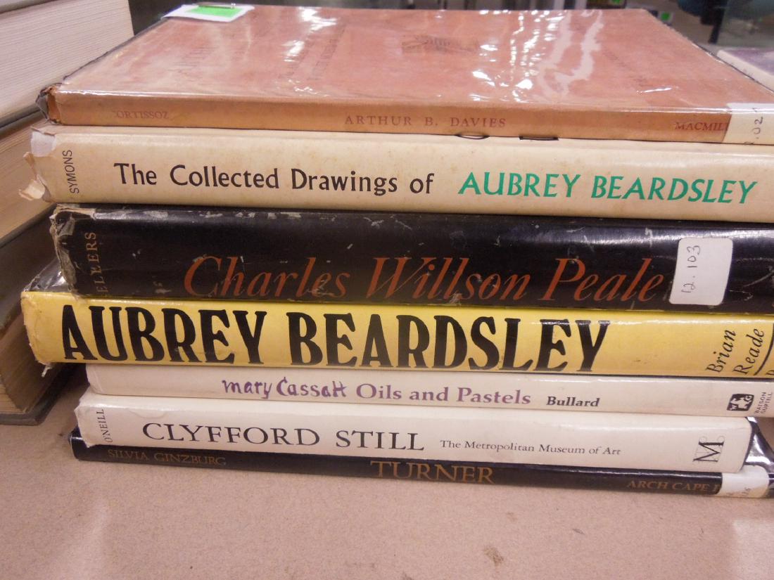 7 Volumes on American & British Artists: Seven Volumes - American & British Artists, all hard backs including: William Turner by Silvia Ginzburg, 1990, Clyfford Still, Metropolitan Museum of Art, N.Y., 1979,Mary Cassatt, Oils and Pastels, by
