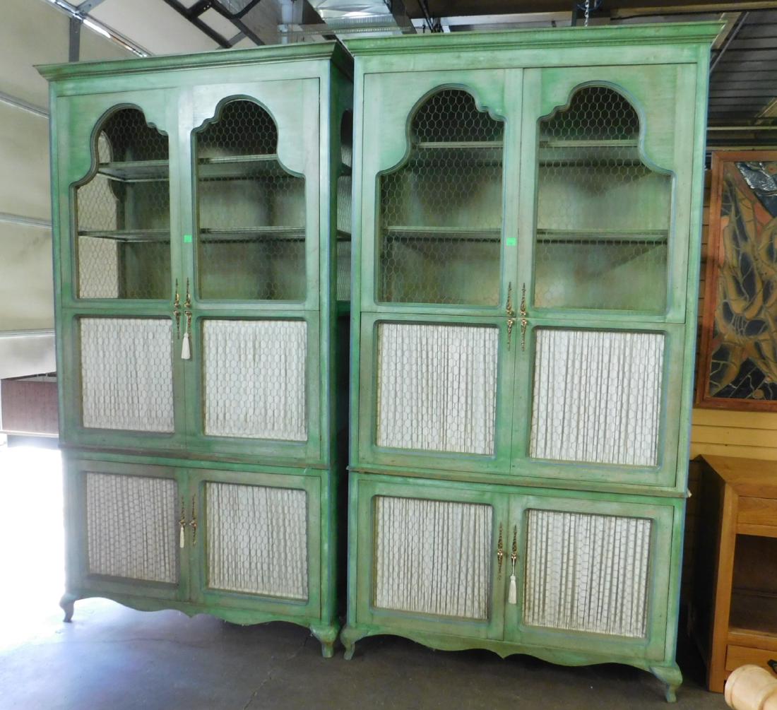 Pr French Provincial Tall Cabinets (1 of 9)