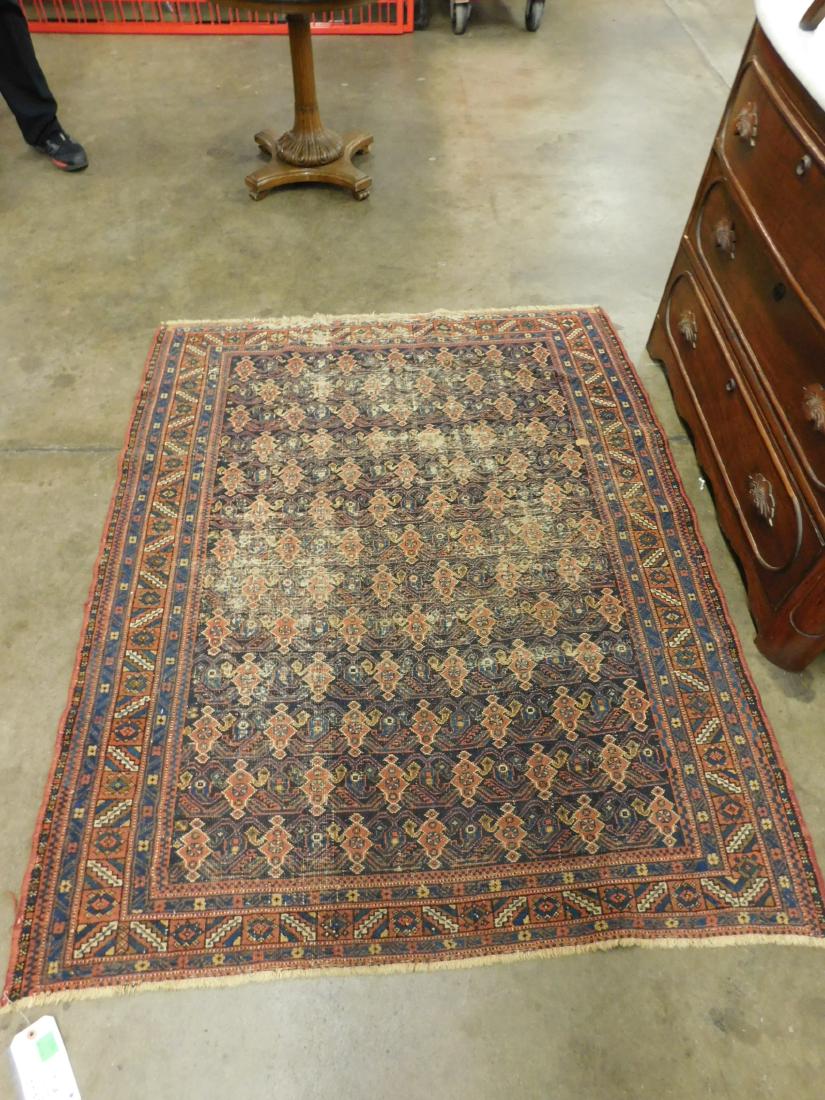 Antique Kazak Throw Rug (1 of 5)