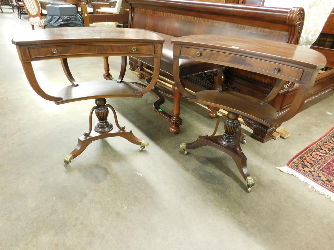 Pr Regency Style End Tables (1 of 6)