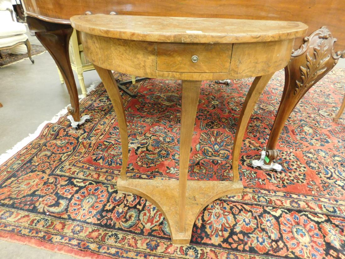 Burl Wood Console Table (1 of 5)