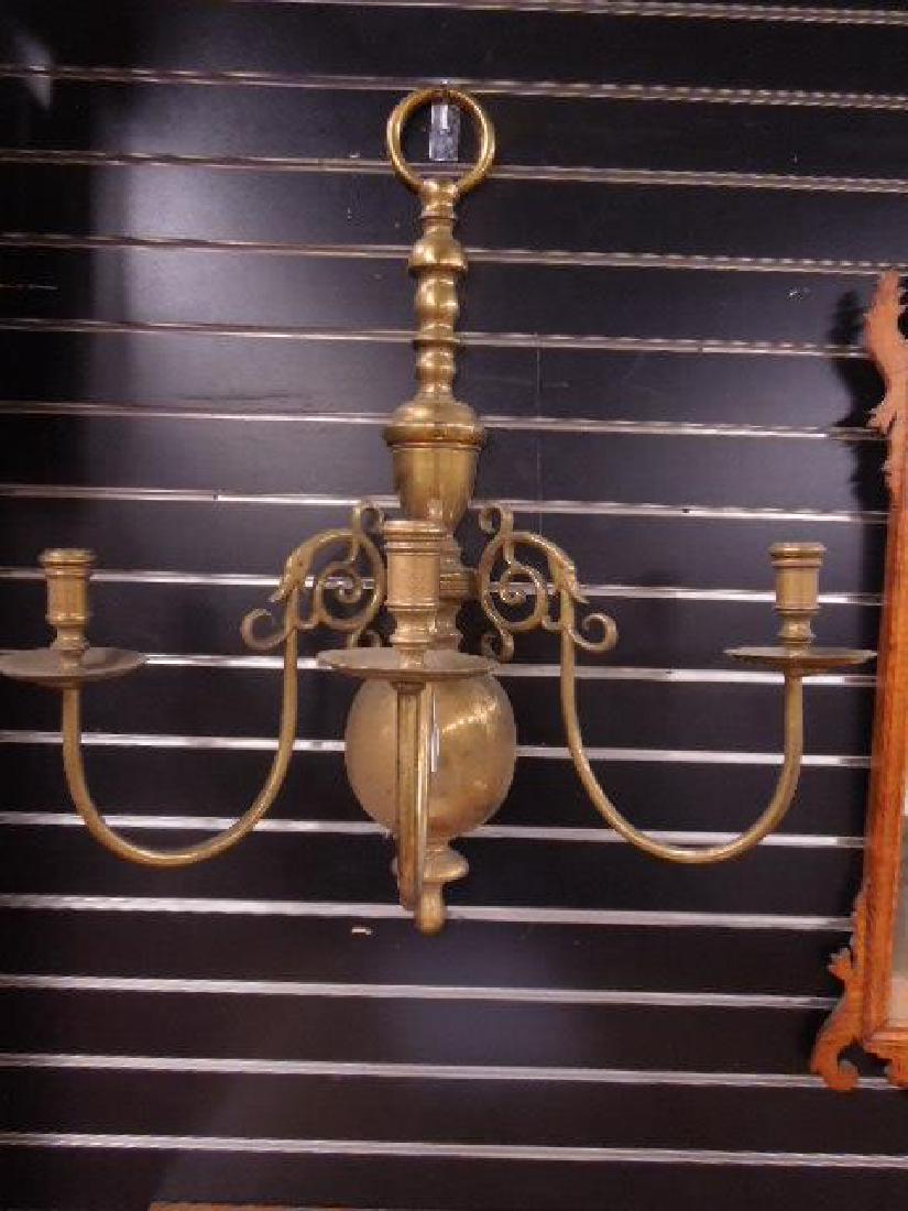 Large-scale Brass Wall Sconce (1 of 4)