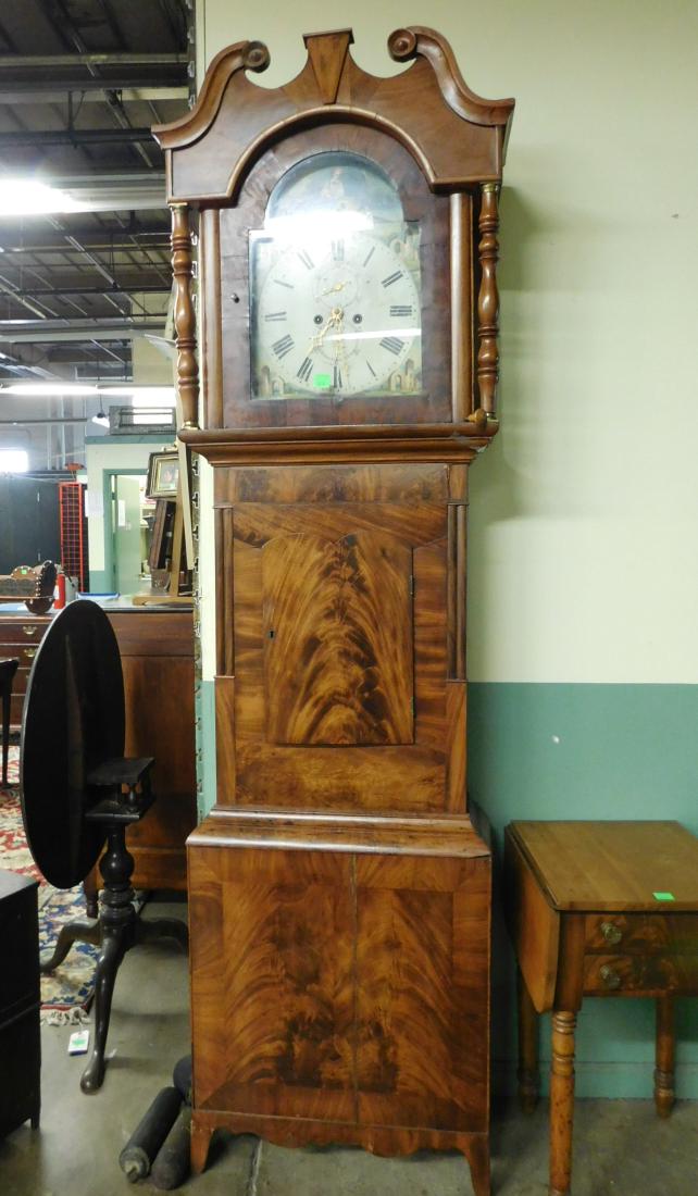 19th C New England Tall Case Clock (1 of 5)