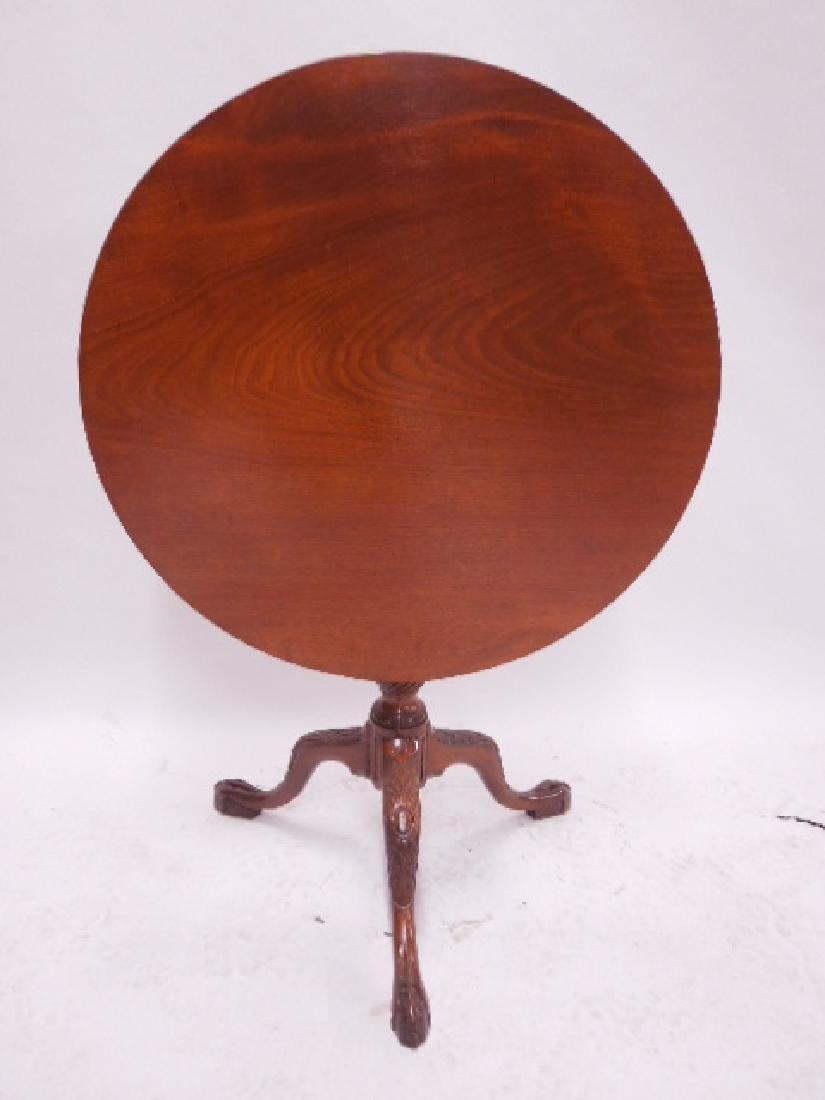 Chippendale Tilt Top Tea Table (1 of 9)