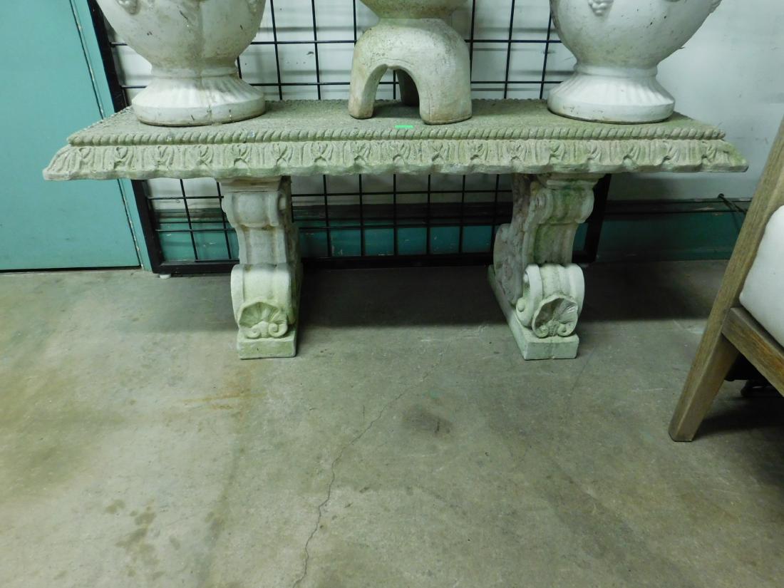 Concrete Garden Bench (1 of 2)