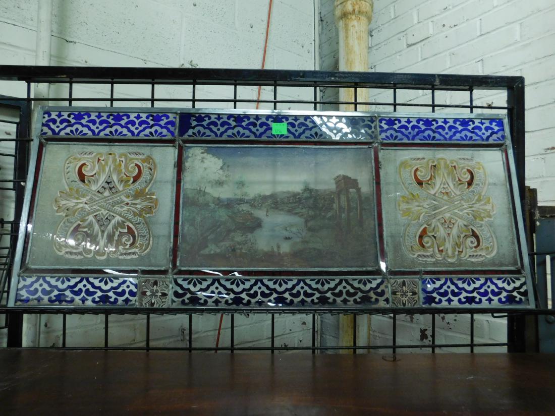 Victorian Stained glass Transom Window (1 of 4)