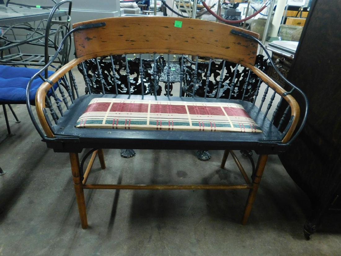 Antique carriage seat (1 of 4)