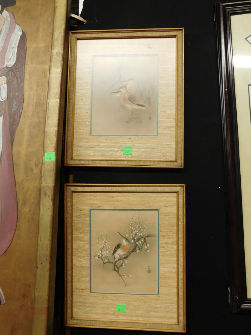 Pr Oriental Paintings on Silk (1 of 6)