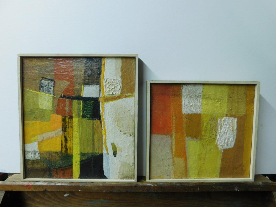 2 John Hanlen Signed Abstract Paintings (1 of 6)