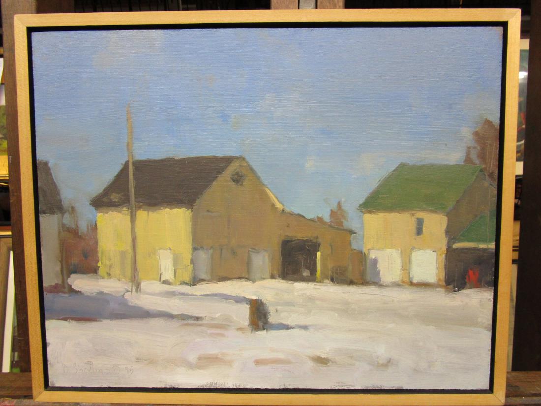 David Shevlino Oil on Board (1 of 3)