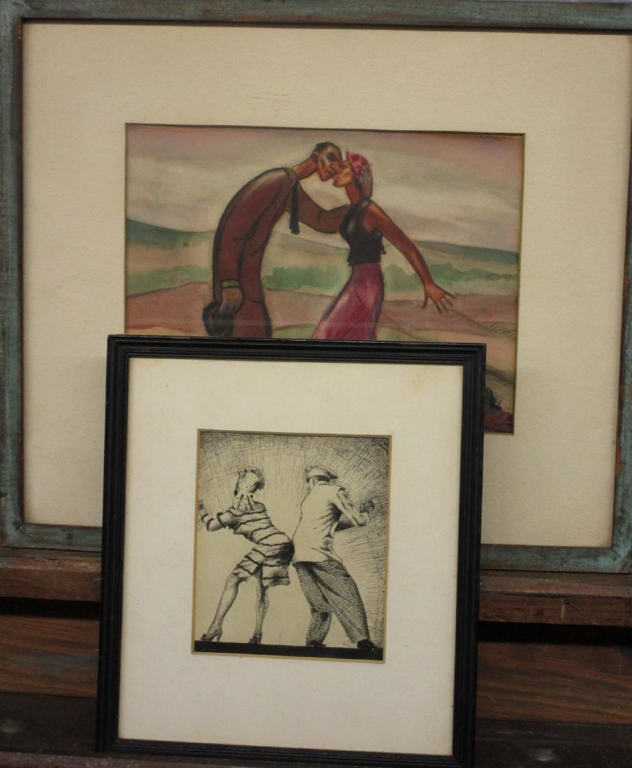 L. Weisz m/m, African American Dancing Couple (1 of 4)