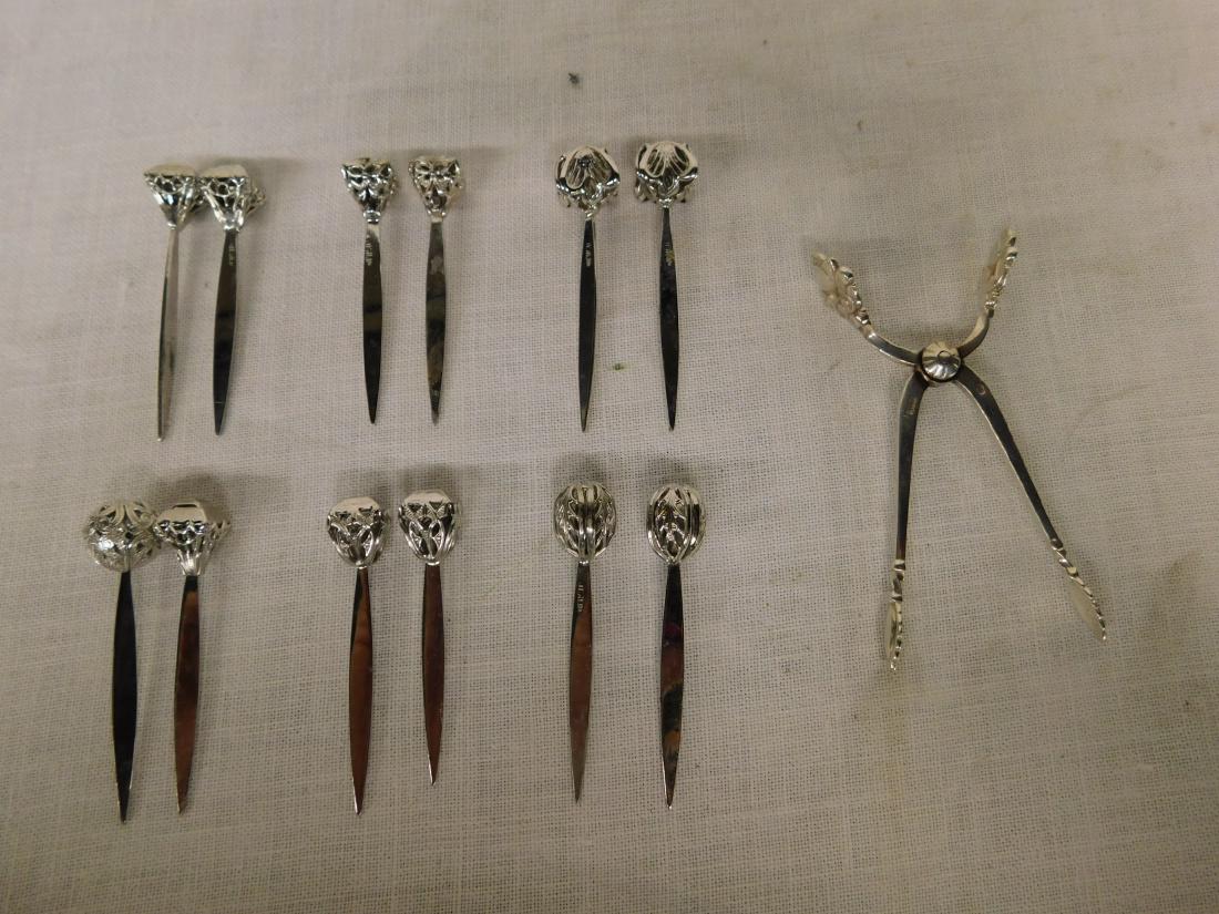 Sterling Picks & Sugar Tongs (1 of 6)