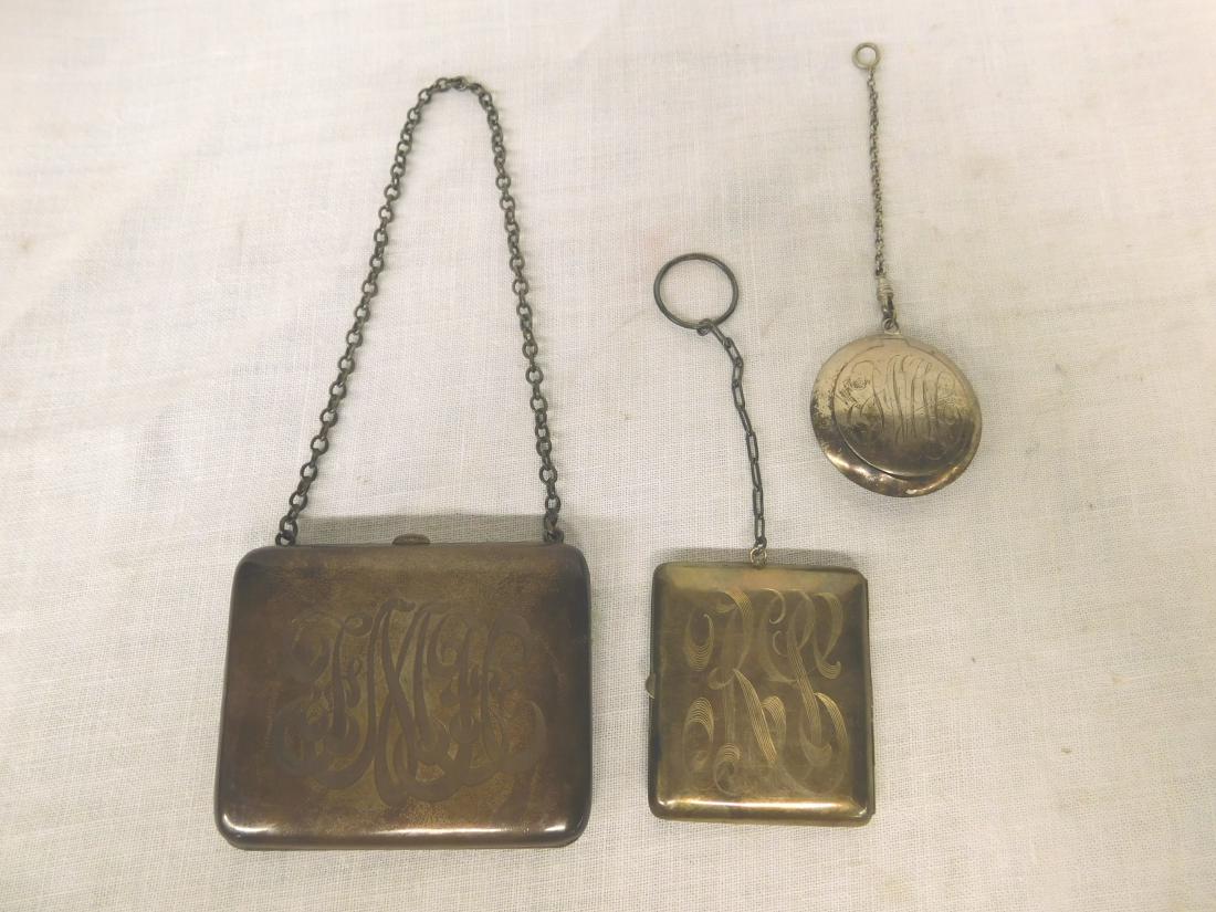 Sterling Silver Hard Case Purse & Compacts (1 of 5)