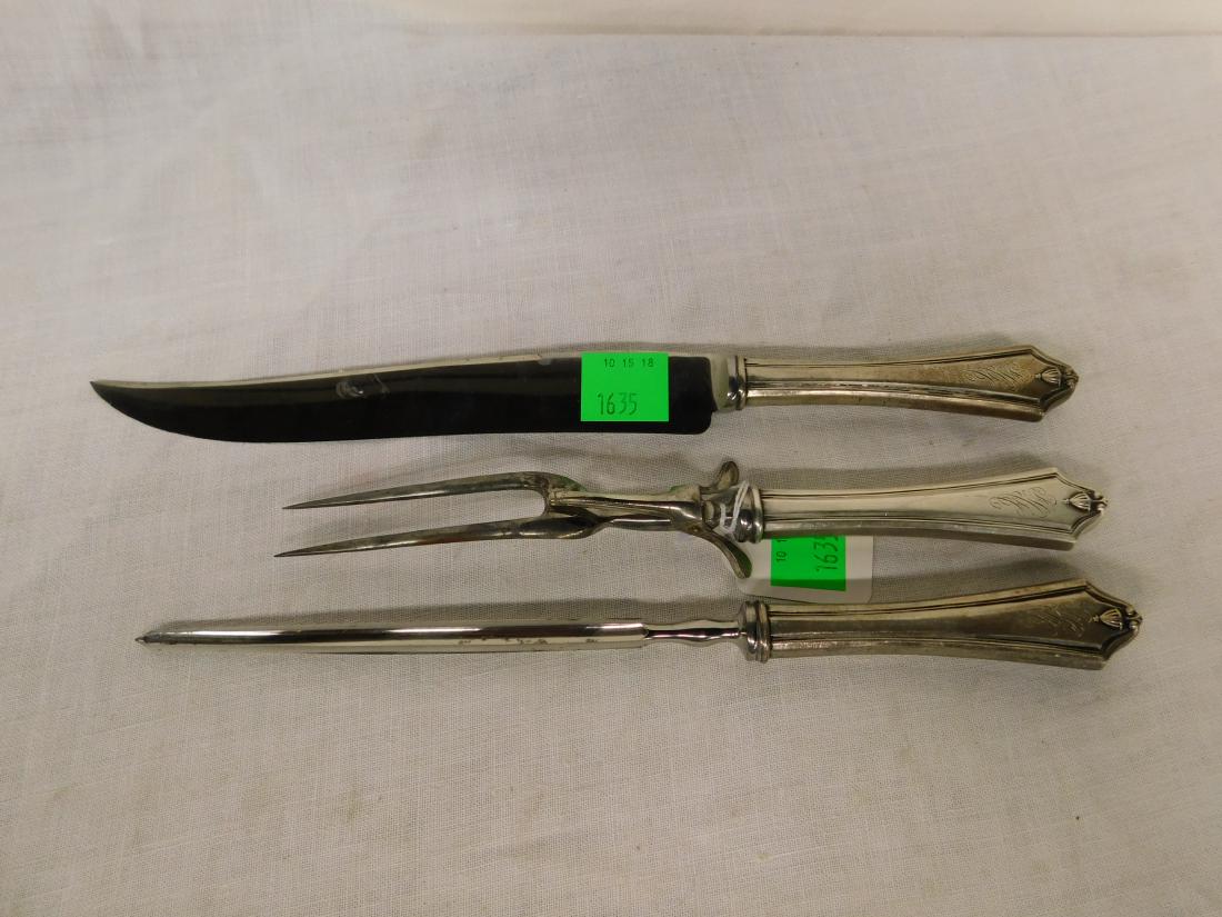 3 Piece Sterling Carving Set (1 of 3)