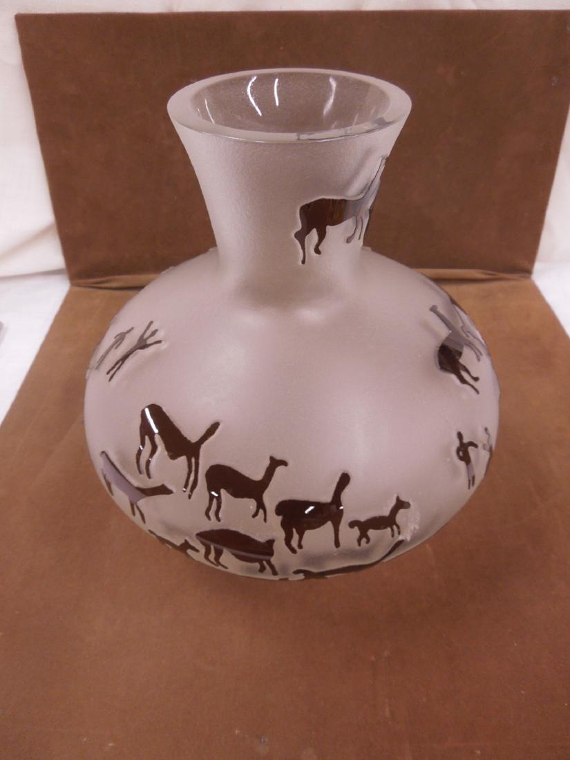 Kaiser Signed Art Glass Vase (1 of 6)
