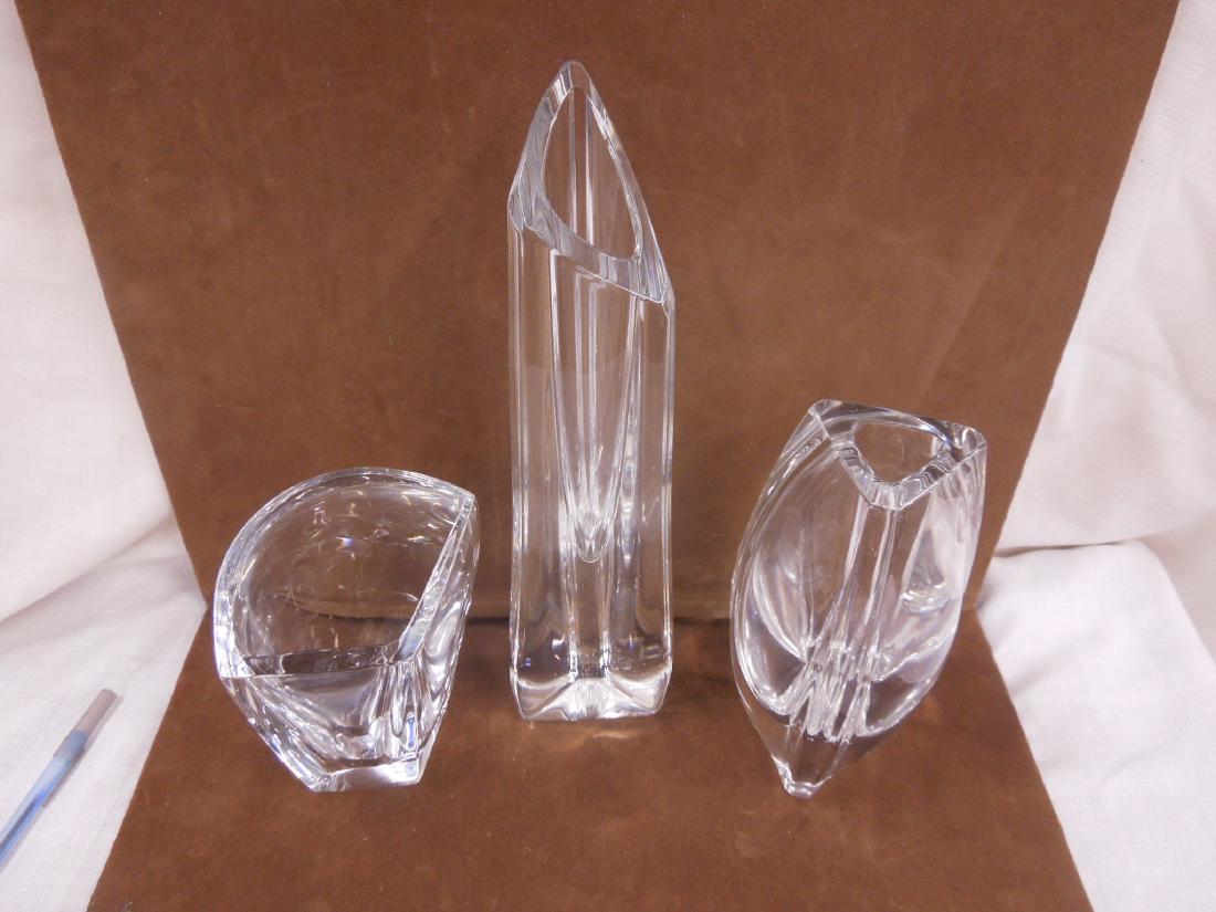 3 Baccarat Glass Vases (1 of 9)
