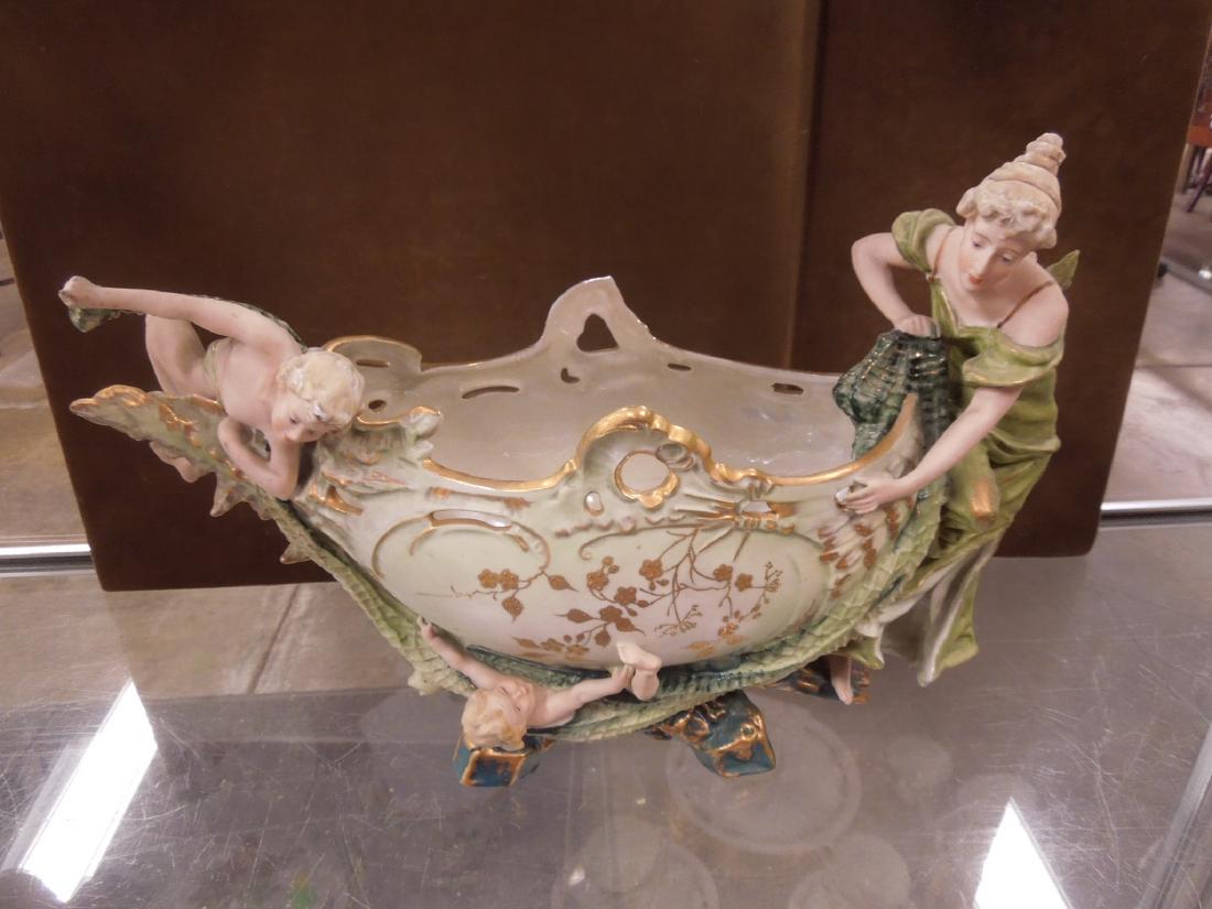Art Nouveau Porcelain Center Piece (1 of 6)