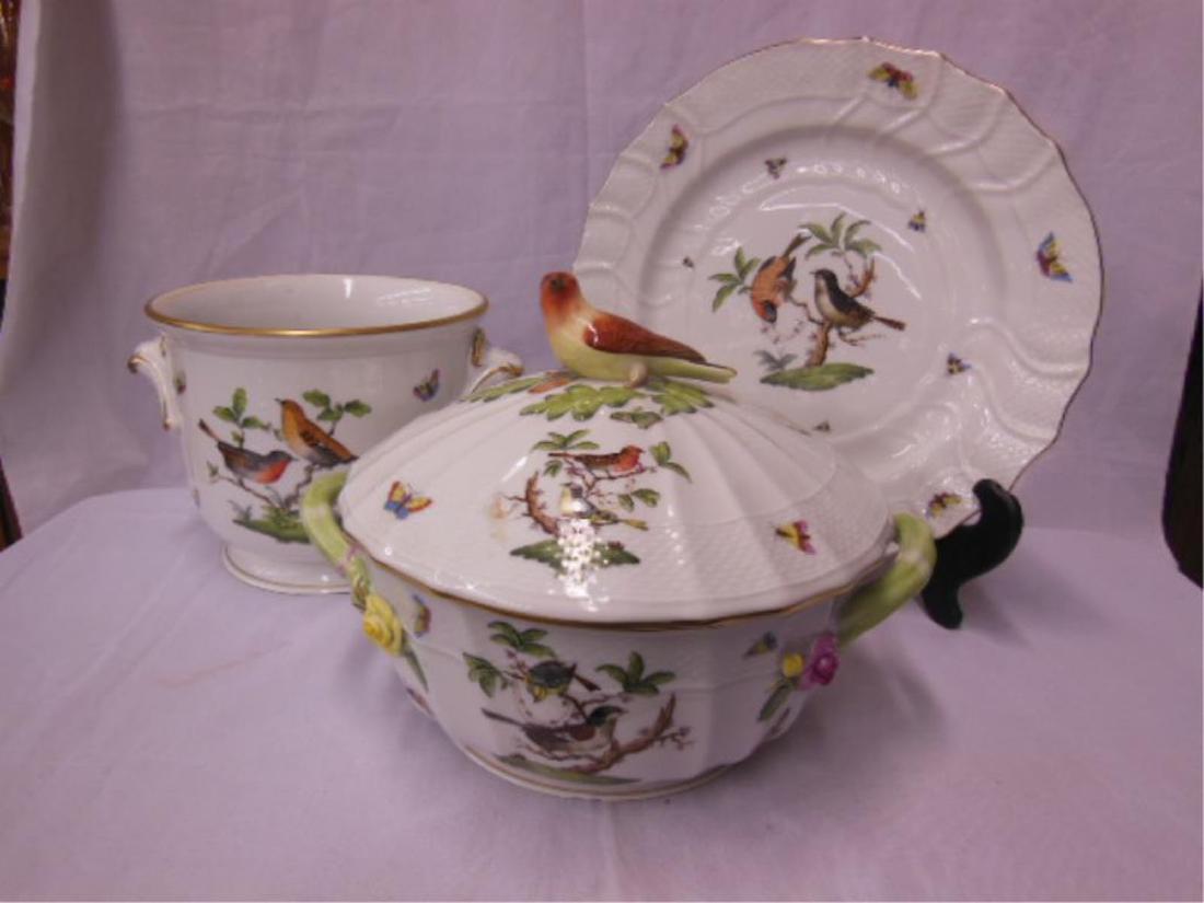 3 pieces of Herend Rothschild Birds (1 of 4)