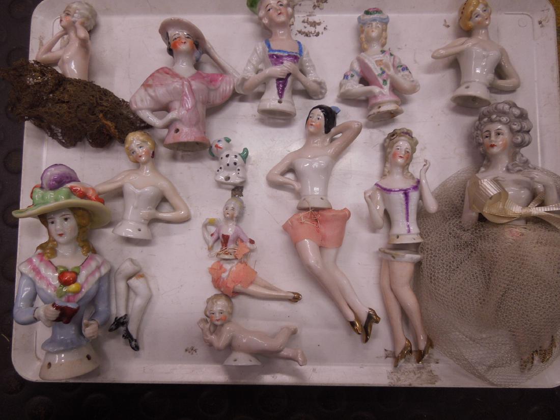 17 Porcelain Half Dolls & Legs (1 of 8)