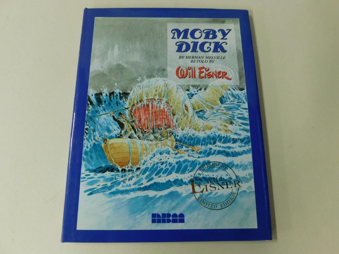 Will Eisner Moby Dick Signed Ltd Ed: Eisner, Will, Moby Dick, Nantier Beall Minousrchine, New York, 1998. #51 of a limited edition of 300, signed by Eisner on the colophon page.