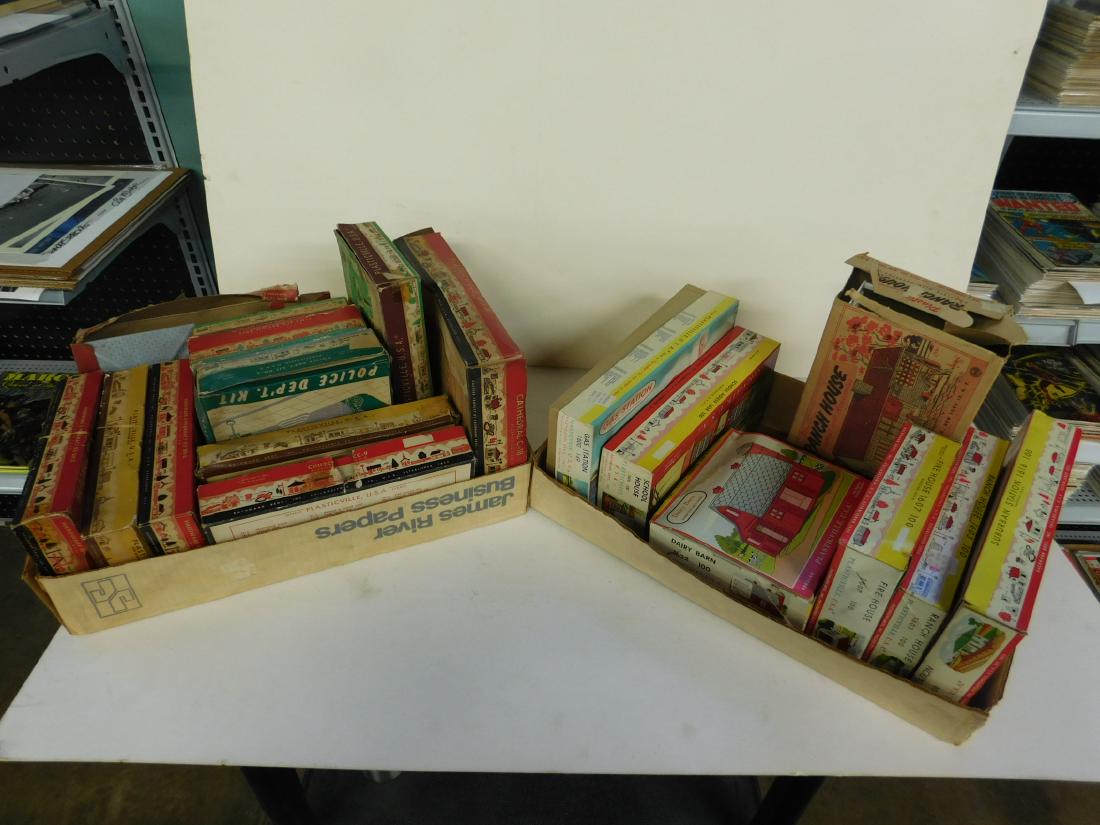 2 Boxes of Plasticville Building Kits (1 of 5)