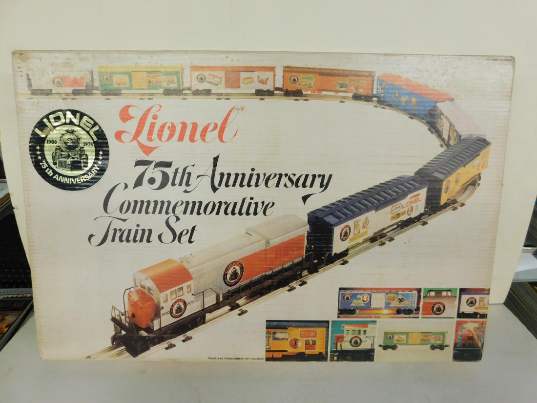 lionel 75th anniversary commemorative train set