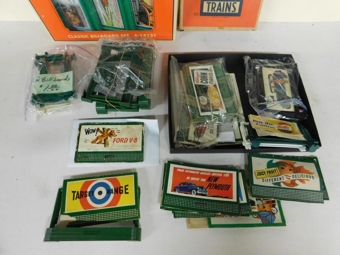 Lot Lionel Plastic Billboards & Signs (1 of 5)
