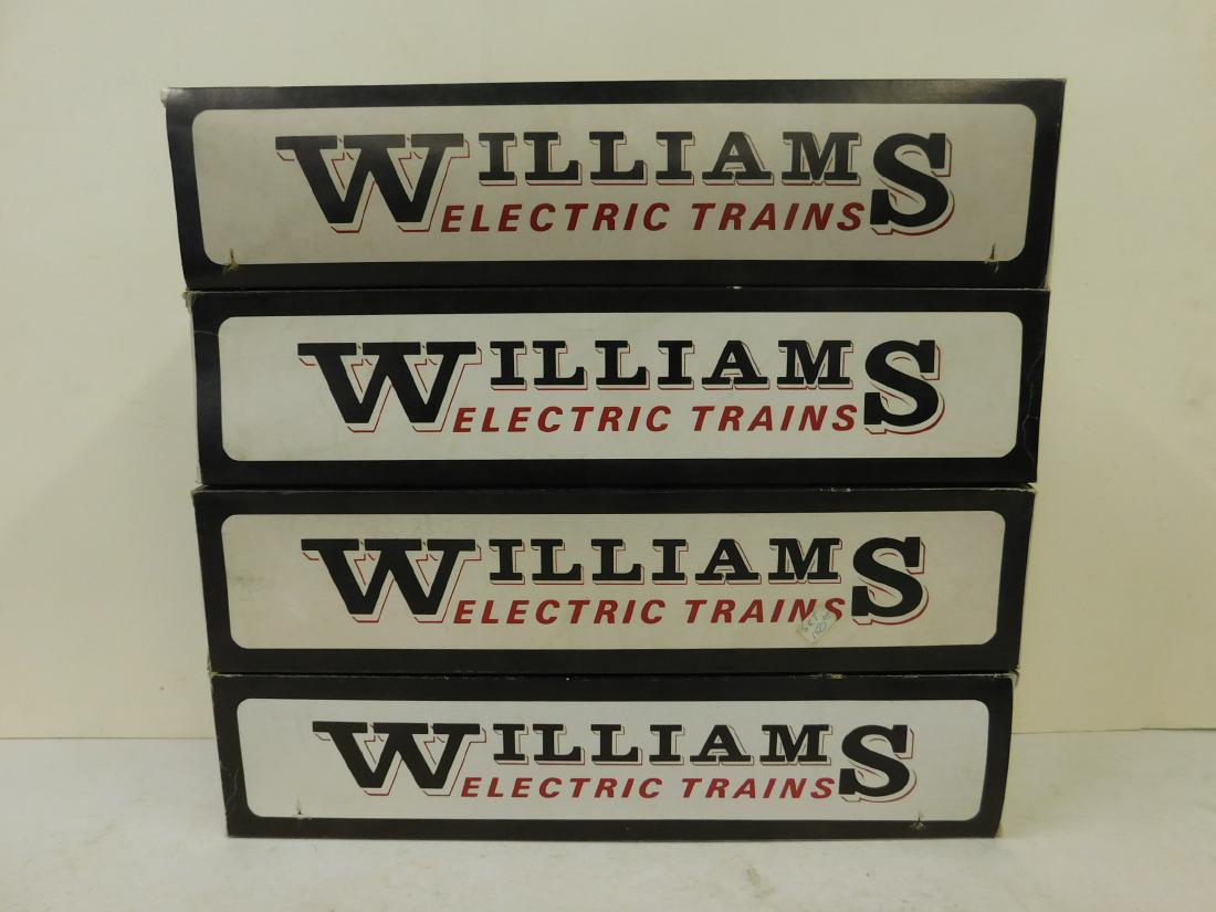 4 Williams Union Pacific Illuminated Train Cars in (1 of 5)