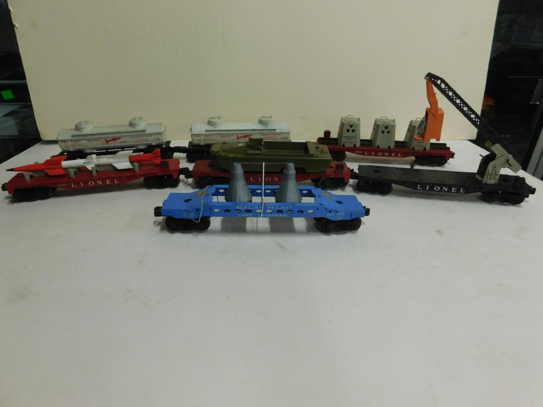 8 Lionel Space and Military Train Cars (1 of 7)