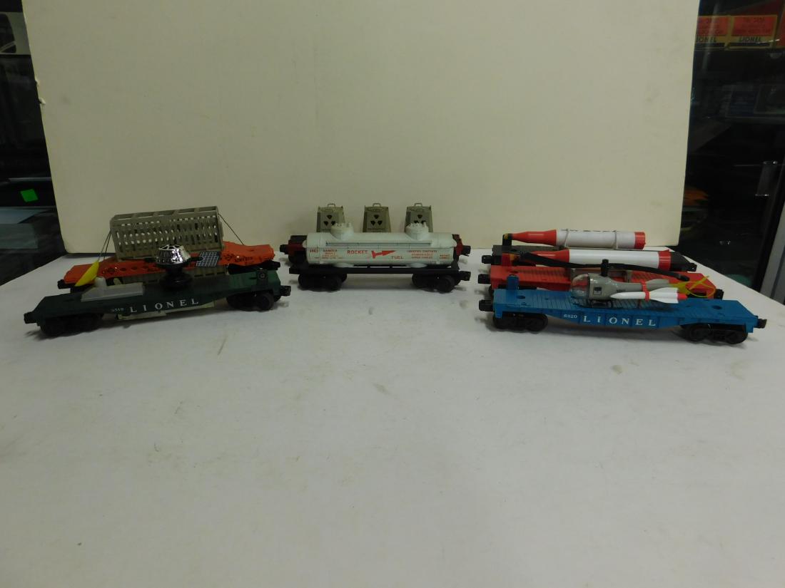 7 Lionel Space and Military & Other Train Cars (1 of 7)